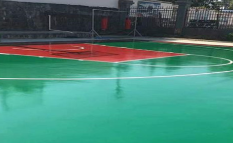 潼南篮球场翻新地面